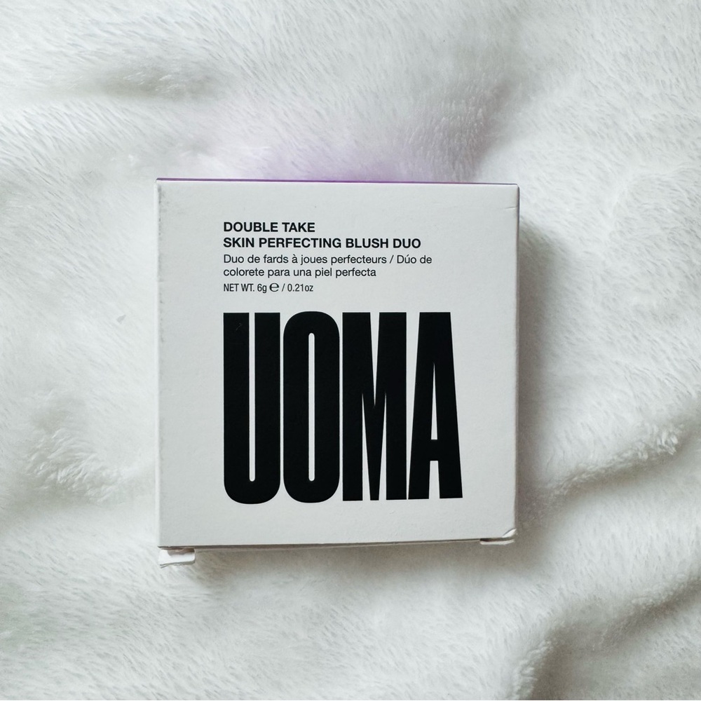 UOMA Beauty Double Take Skin Perfecting Blush Duo
- Pearl White - NIB
